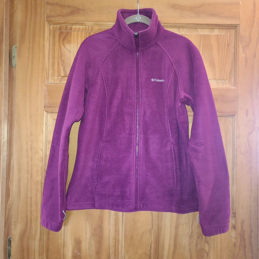 Columbia Purple Full Zip Fleece Jacket